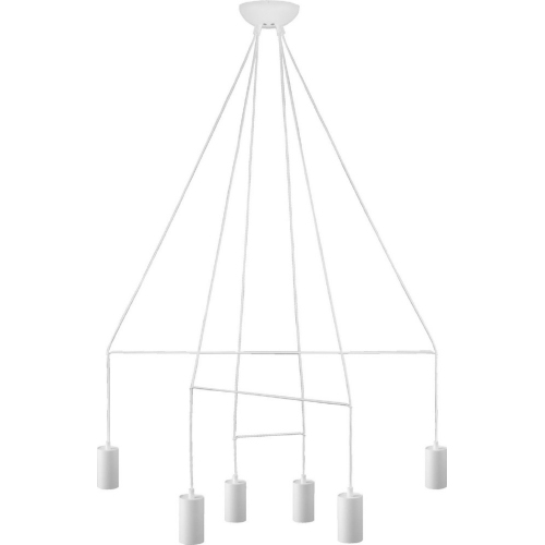 Imbria VI white industrial pendant lamp Nowodvorski