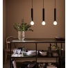 Sencillo III black "bulbs" pendant lamp Markslojd