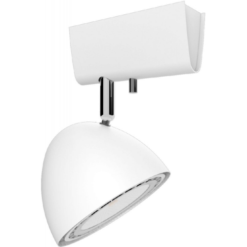 Stylowy Reflektor sufitowy Vespa LED Biały do salonu, kuchni i przedpokoju.