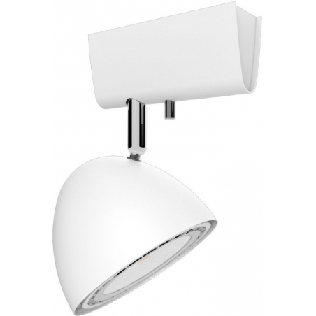 Stylowy Reflektor sufitowy Vespa LED Biały do salonu, kuchni i przedpokoju.