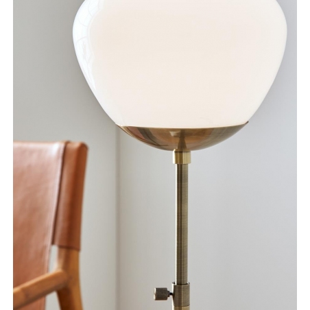 Rise white&antique glass table lamp Markslojd