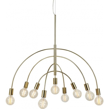 Lavello 95cm brass pendant lamp with 9 lights Markslojd