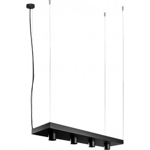 Plant 22 black linear pendant lamp Nowodvorski