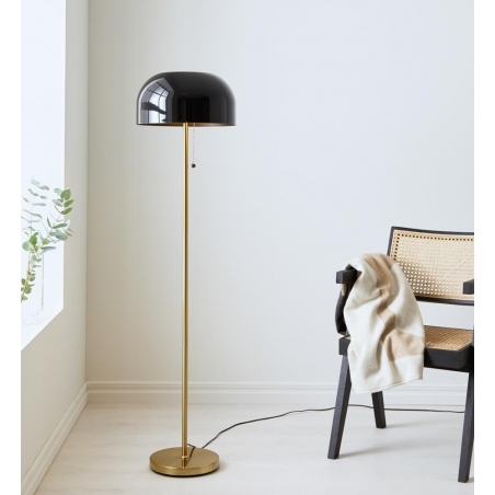 Blanca brass&black floor lamp Markslojd