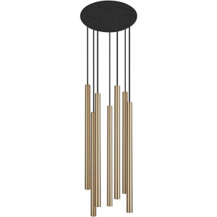 Laser 30 brass tube pendant lamp Nowodvorski