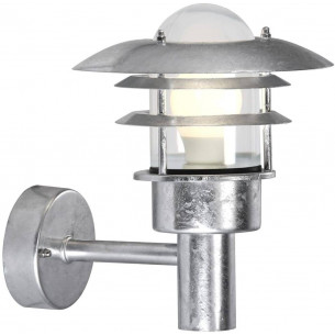 Lonstrup 22 galvanized steel outdoor wall lamp Nordlux