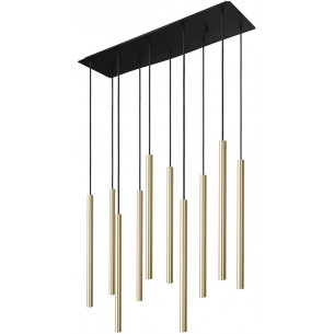 Laser 78 brass tube pendant lamp Nowodvorski