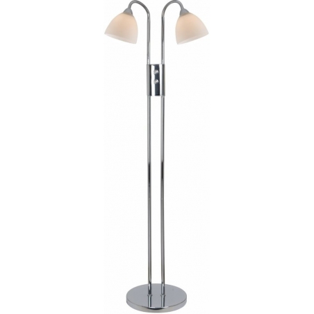Ray II Dimmable Double White 12 white glass floor lamp Nordlux
