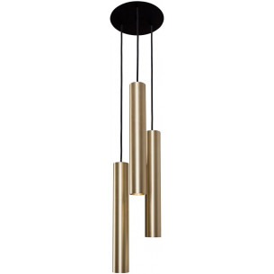 Eye 20 brass tubes pendant lamp Nowodvorski