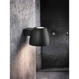 Bell 20 black outdoor wall lamp DFTP