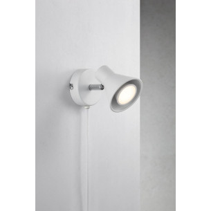 Eik white scandinavian wall lamp Nordlux