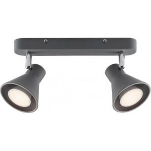 Eik Double grey double ceiling spotlight Nordlux