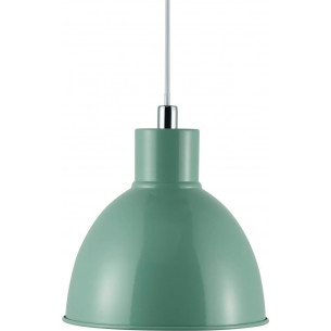 Stylowa Lampa wisząca loft Pop 21 Zielona Nordlux nad wyspę do kuchni.