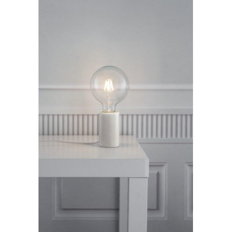 Siv white ceramic table lamp Nordlux