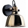 Amalfi gold&amp;black industrial glass wall lamp Nowodvorski