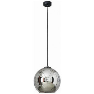 Polaris 25 chrome glass ball pendant lamp Nowodvorski