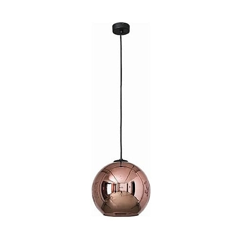 Polaris 25 copper glass ball pendant lamp Nowodvorski