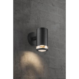 Birk black outdoor wall lamp Nordlux