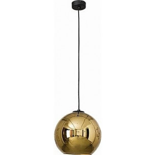 Polaris 25 gold glass ball pendant lamp Nowodvorski