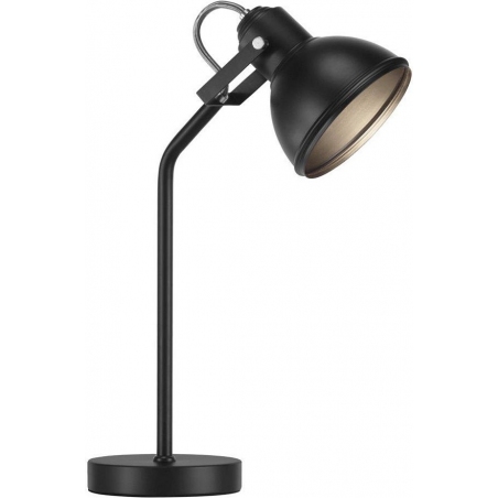 Aslak black industrial desk lamp Nordlux