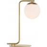 Grant gold&white glass ball table lamp Nordlux