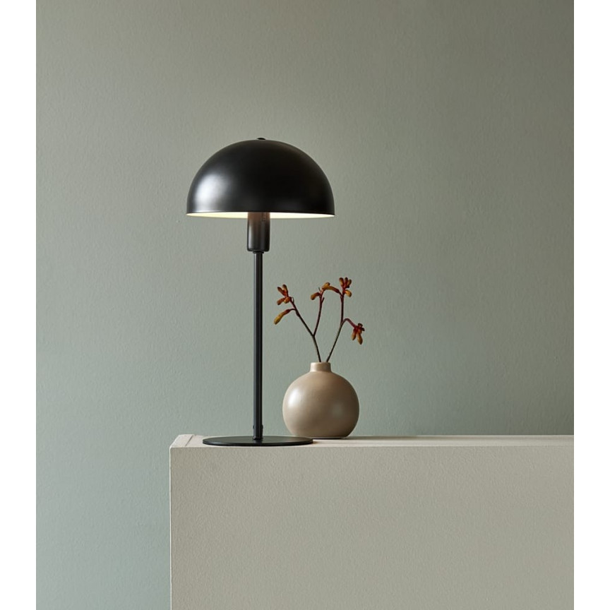 Designer Ellen black scandinavian table lamp Nordlux