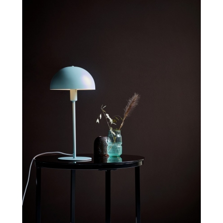 Designerska Lampa stołowa skandynawska Ellen Zielona Nordlux do sypialni.