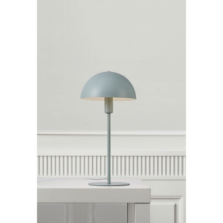 Designerska Lampa stołowa skandynawska Ellen Zielona Nordlux do sypialni.