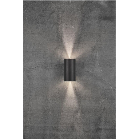 Asbol LED black outdoor wall lamp Norldux