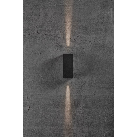Asbol Kubi LED black outdoor wall lamp Norldux