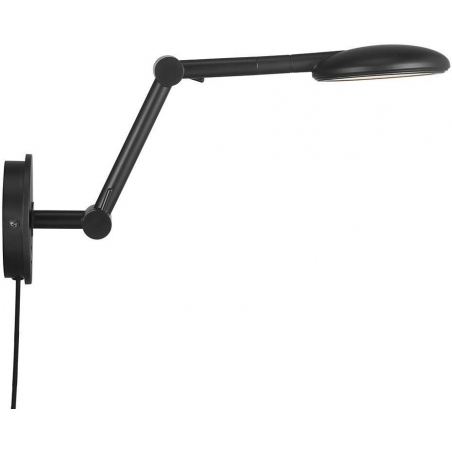 Bend LED black adjustable wall lamp Nordlux