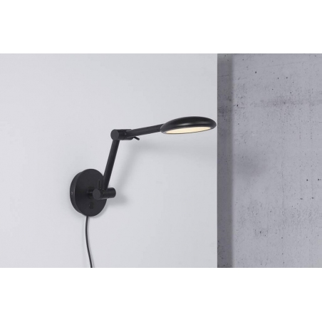 Bend LED black adjustable wall lamp Nordlux