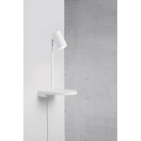 Cody white shelf wall lamp with usb Nordlux