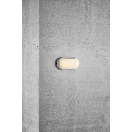 Cuba Energy Oval LED white outdoor wall lamp Nordlux
