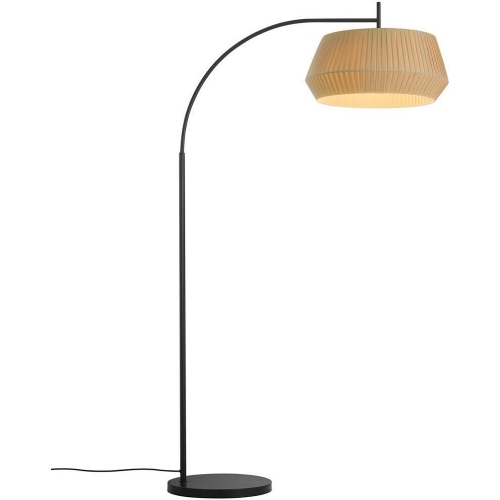 Dicte beige arched floor lamp Nordlux