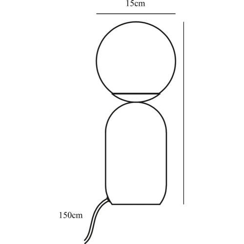 NOTTI Nordlux E14 25W Metal Brown Table Lamp.