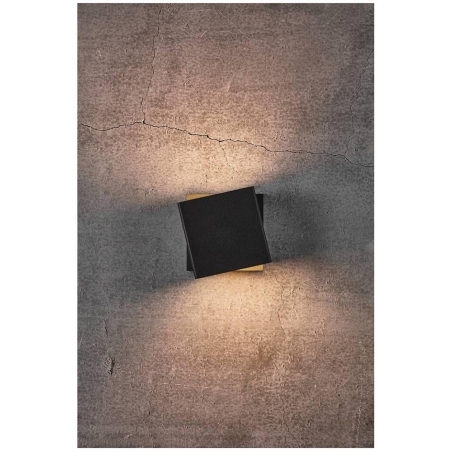 Turn black outdoor wall lamp Nordlux