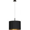 Alice 37 black pendant lamp with shade Nowodvorski