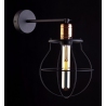 Manufacture black wire industrial wall lamp Nowodvorski