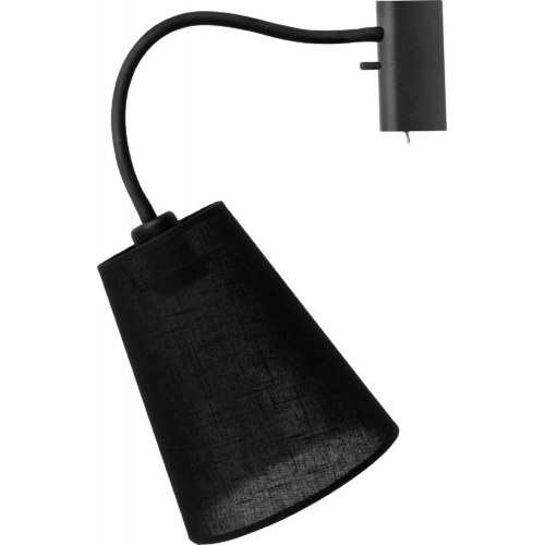 Flex black wall lamp with shade Nowodvorski