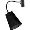 Flex black wall lamp with shade Nowodvorski