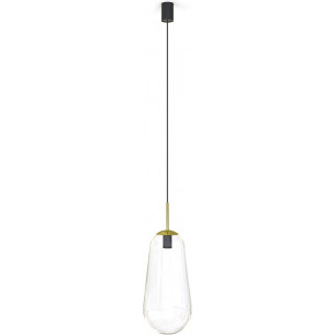 Pear 45 transparent glass pendant lamp Nowodvorski