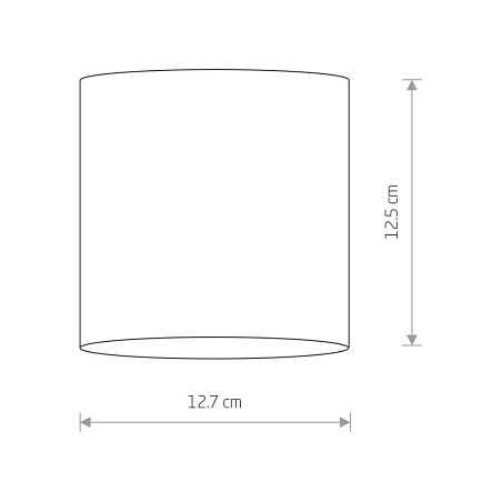 Lampa natynkowa spot Point Tone 12,7cm biały/srebrny Nowodvorski