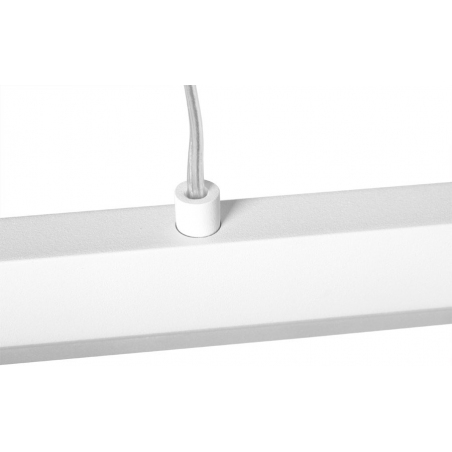 Whiteline I 60 Led white linear pendant lamp