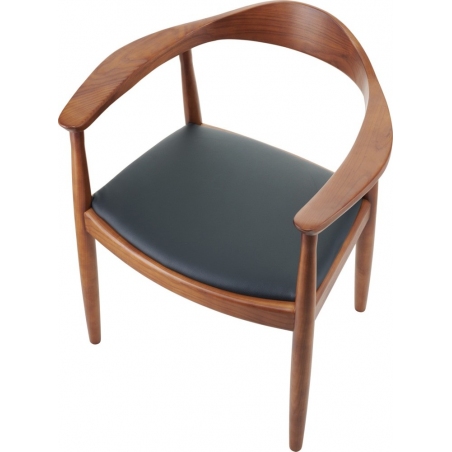 King walnut&black designer wooden chair Moos Home