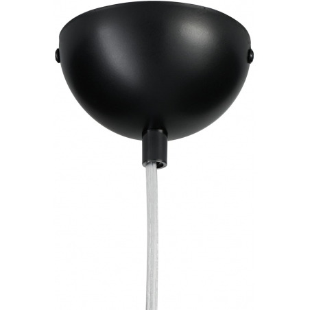 Lampa wisząca szklana kula designerska Tonda 30cm przezroczysto-czarna Step Into Design