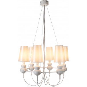 Queen 6 25cm white designer pendant chandelier Step Into Design 2