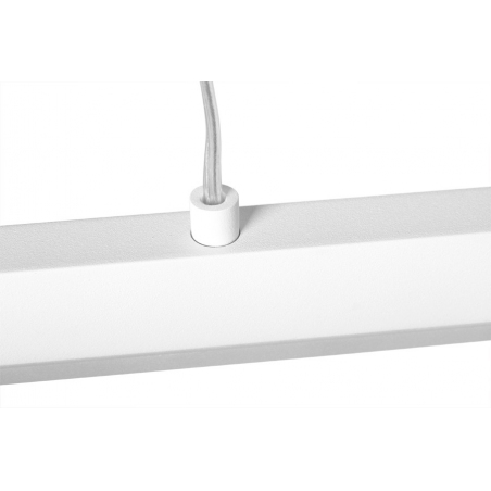 Whiteline II 60 Led white linear pendant lamp