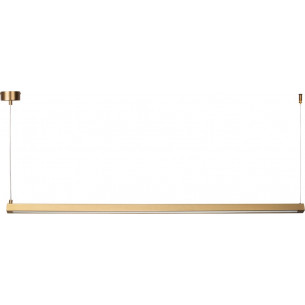 Beam 100 LED gold linear pendant lamp Step Into Design