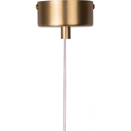 Designerska Lampa sufitowa złota Beam 100 LED Step Into Design nad stół.